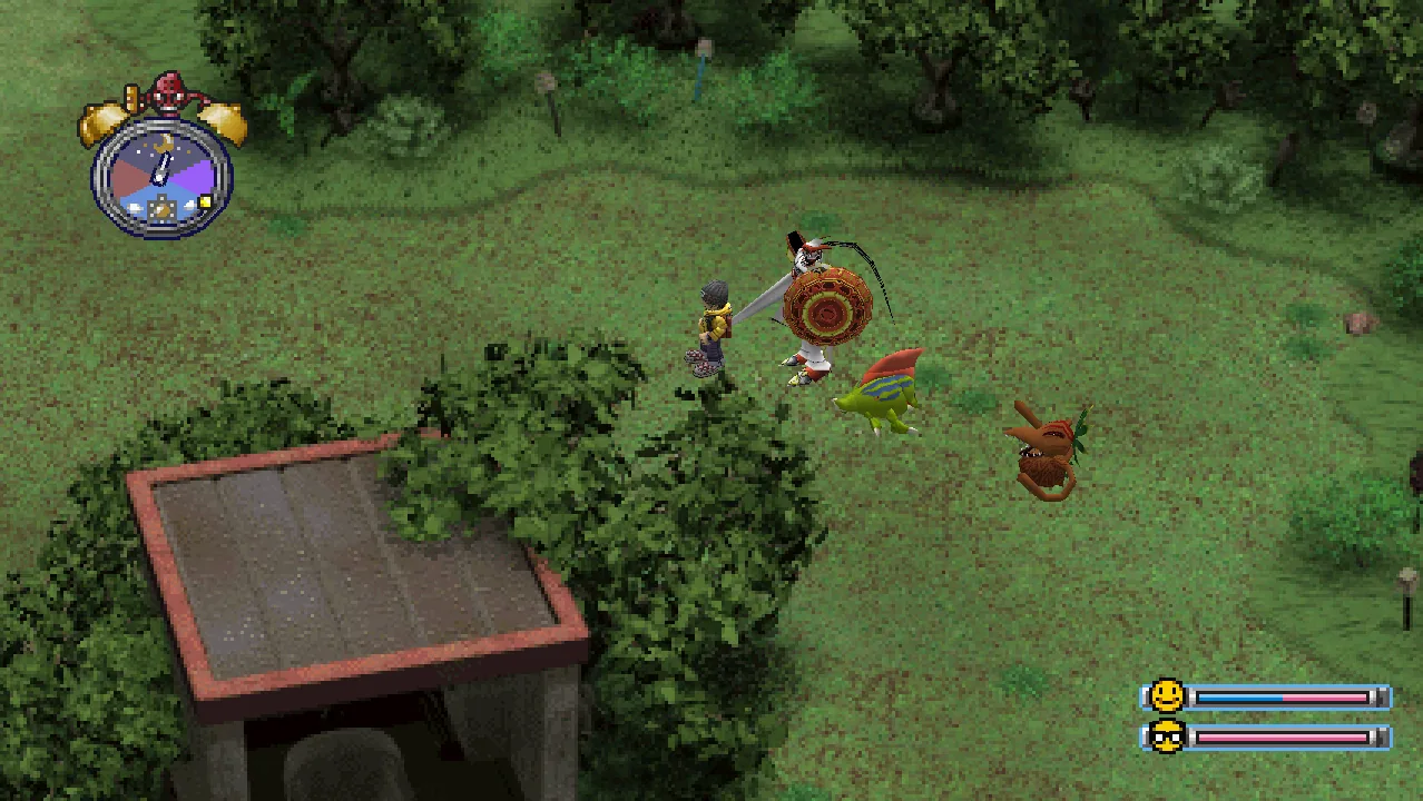 Gallantmon como compañero en el bosque
